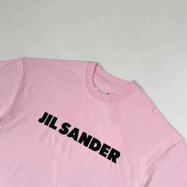 Jil Sander Logo Print Oversized T-Shirt Navy - 27