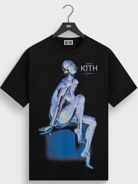 Kith x Hajime Sorayama Robot Graphic Black T-Shirt - 1