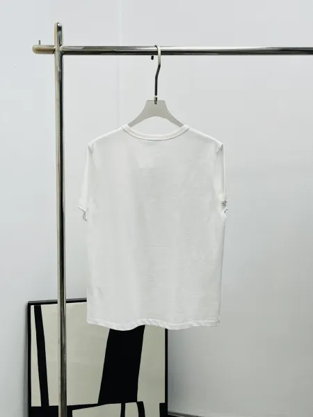 Design Minimalist Embroidered Logo Black T-Shirt Tops.t Shirts - 4