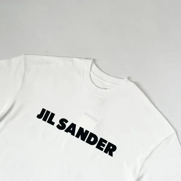 Jil Sander Logo Print Oversized T-Shirt Navy - 23