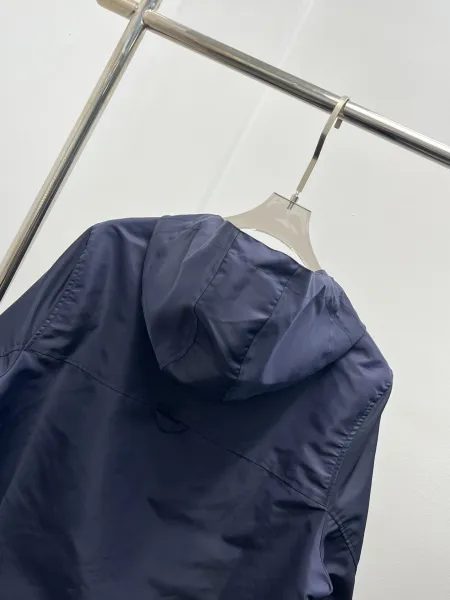 Design Windbreaker Jacket Black Outerwear - 17