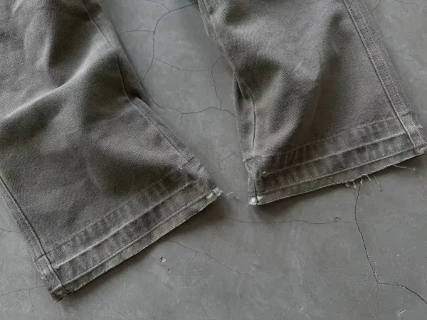 Design Cargo Pants Light Gray Washed Utility Pants - 10