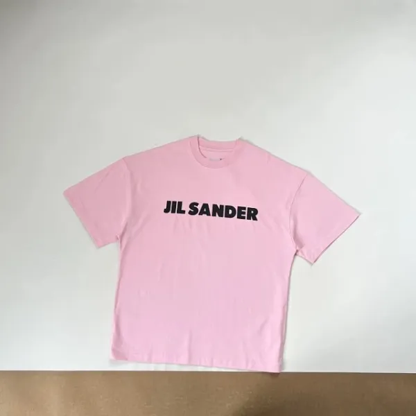 Jil Sander Logo Print Oversized T-Shirt Navy - 26