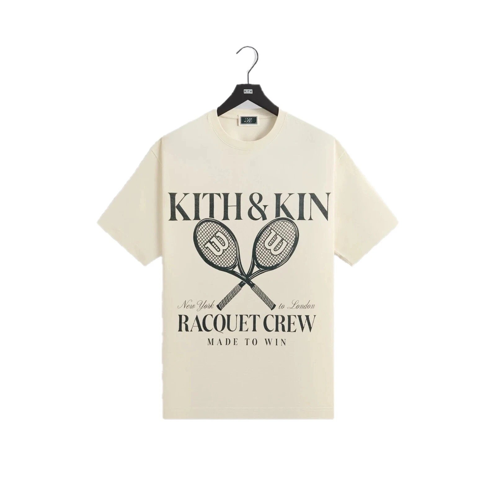 Kith Graphic Print White Black Beige Casual T-Shirt