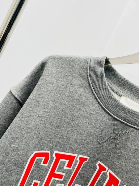 Celine Arch Logo Gray Hoodie - 12