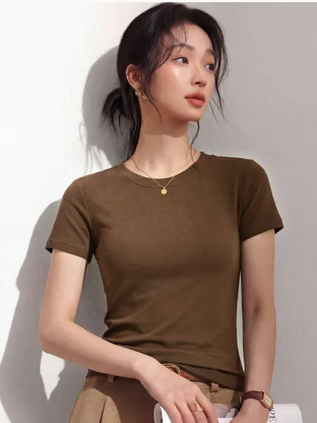 Design Nanlan Apparel 0 Polyester Regular Fit T-Shirt Gray T-Shirts - 29