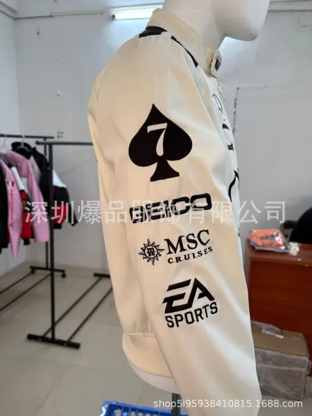 Design McLaren Mercedes-Benz F1 Team Inspired Racing Jacket Multicolor Outerwear - 7