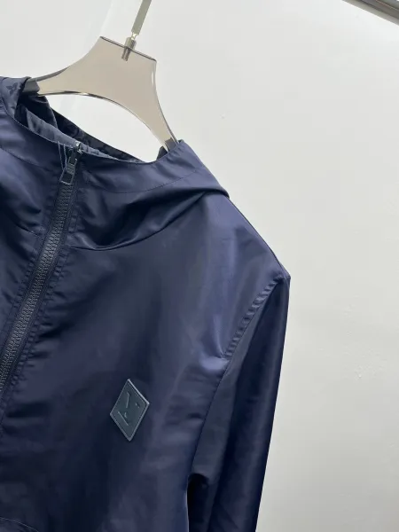 Design Windbreaker Jacket Black Outerwear - 15