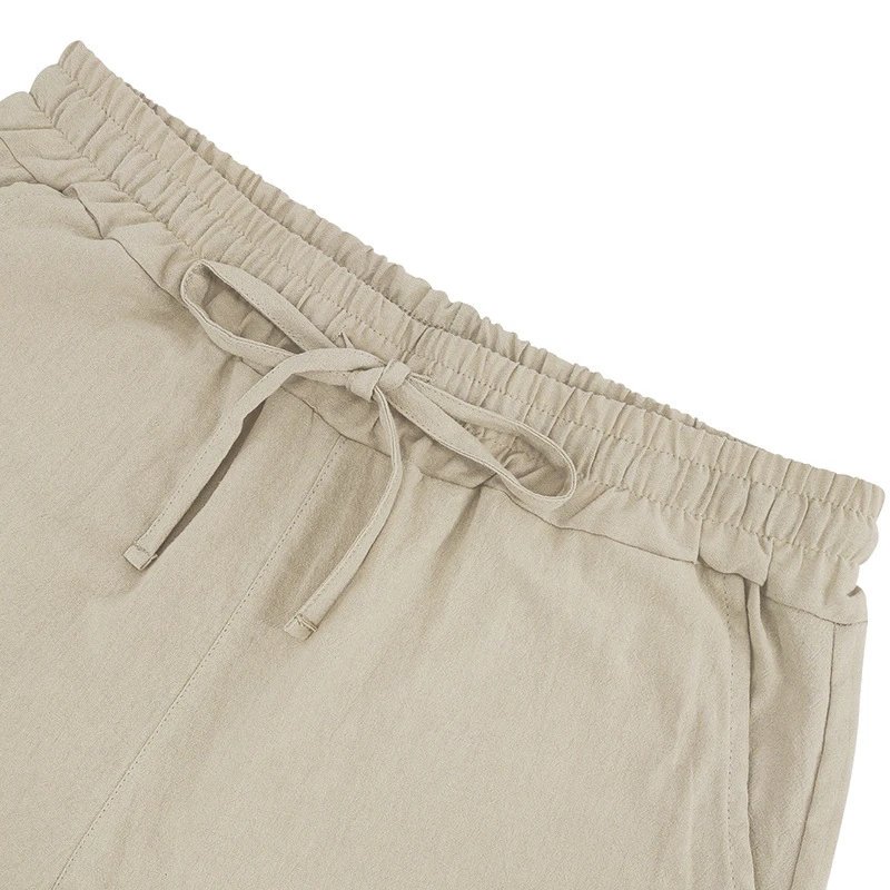 Design Drawstring Waist Shorts White - 63