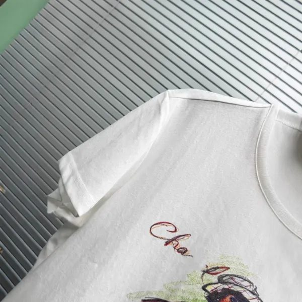 Design Cha 1958 Illustration White T-Shirt - 6