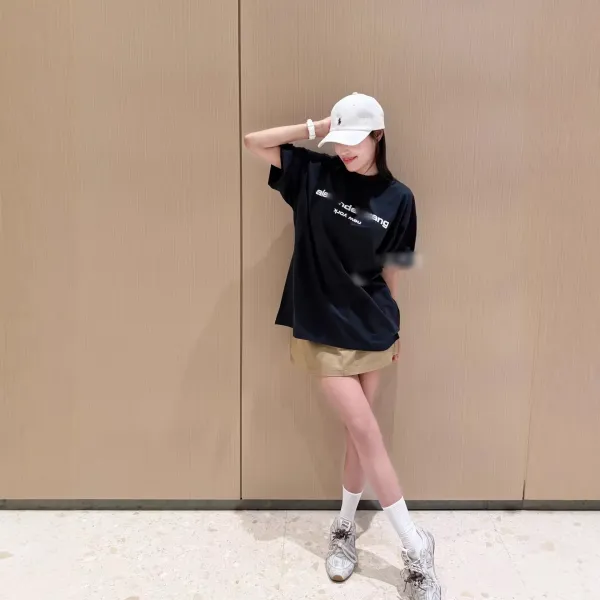 Alexander Wang New York Logo Black T-Shirt - 5