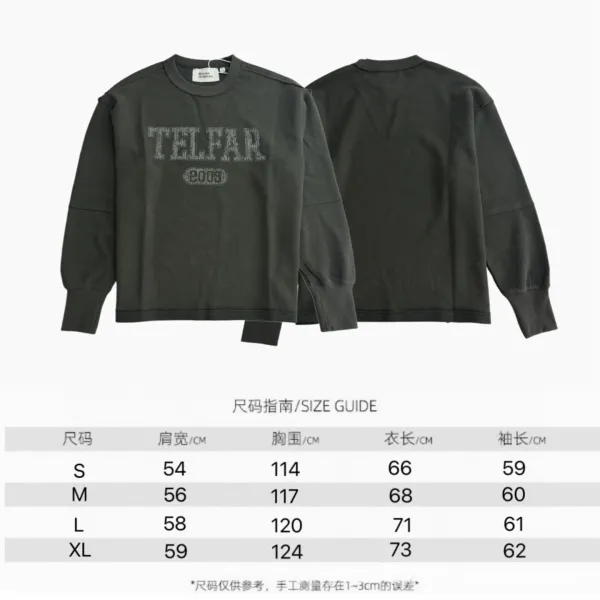 Telfar Thermal Waffle Knit Crewneck Sweatshirt Olive Green Sweater - 2