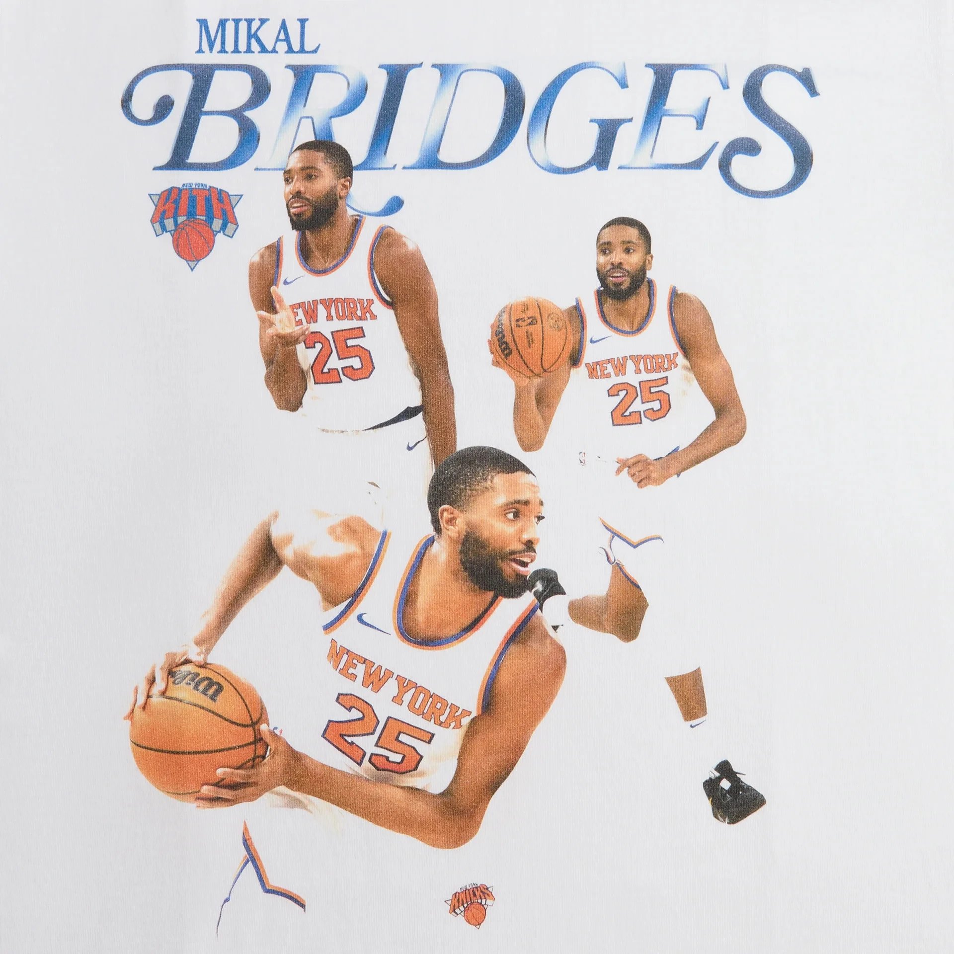 Kith x New York Knicks Jalen Brunson Graphic T-Shirt Black - 28