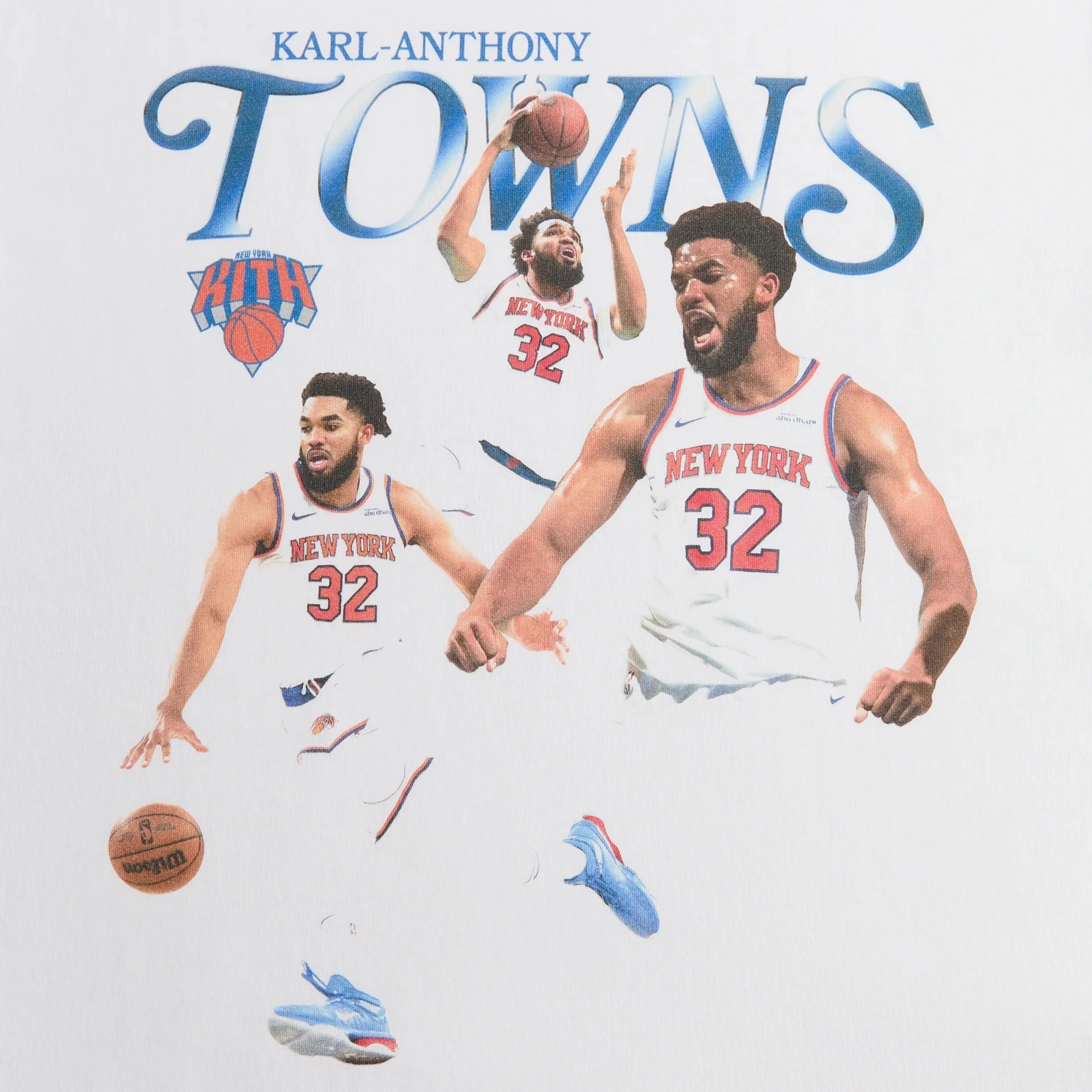 Kith x New York Knicks Jalen Brunson Graphic T-Shirt Black - 30