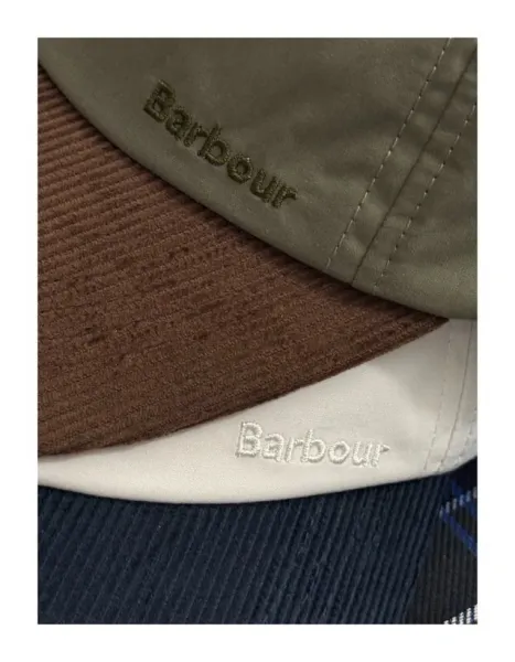 Burberry Barbour Corduroy Brim Baseball Cap Olive / Brown and Cream / Navy Hats - 18