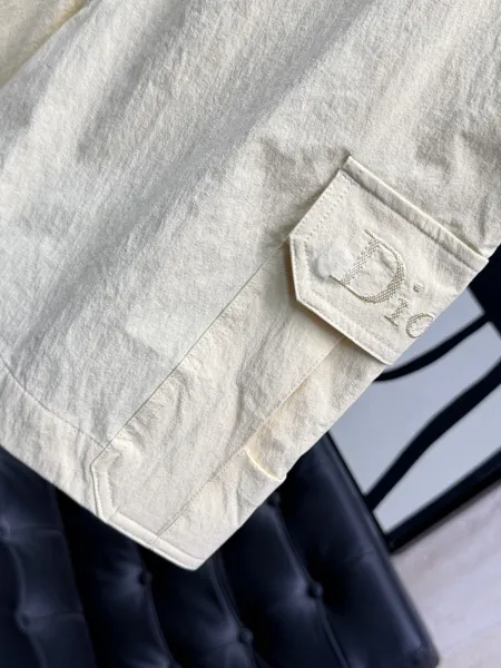 Dior Cargo Shorts Pale Yellow Shorts - 10