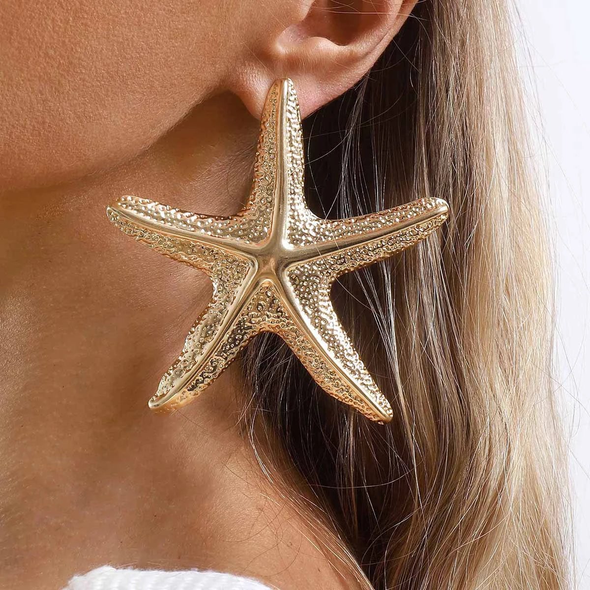 Design Fish Charm Drop Earrings Gold Silver Multicolor Jewelry - 24