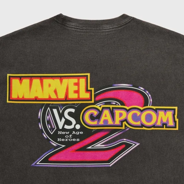 Kith x Marvel x Capcom Street Fighter Graphic T-Shirt Black - 26