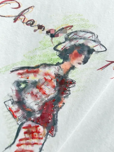 Design Cha 1958 Illustration White T-Shirt - 7