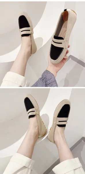 Design Loafers Dusty Rose Mesh Slip-On Casual Shoes - 10