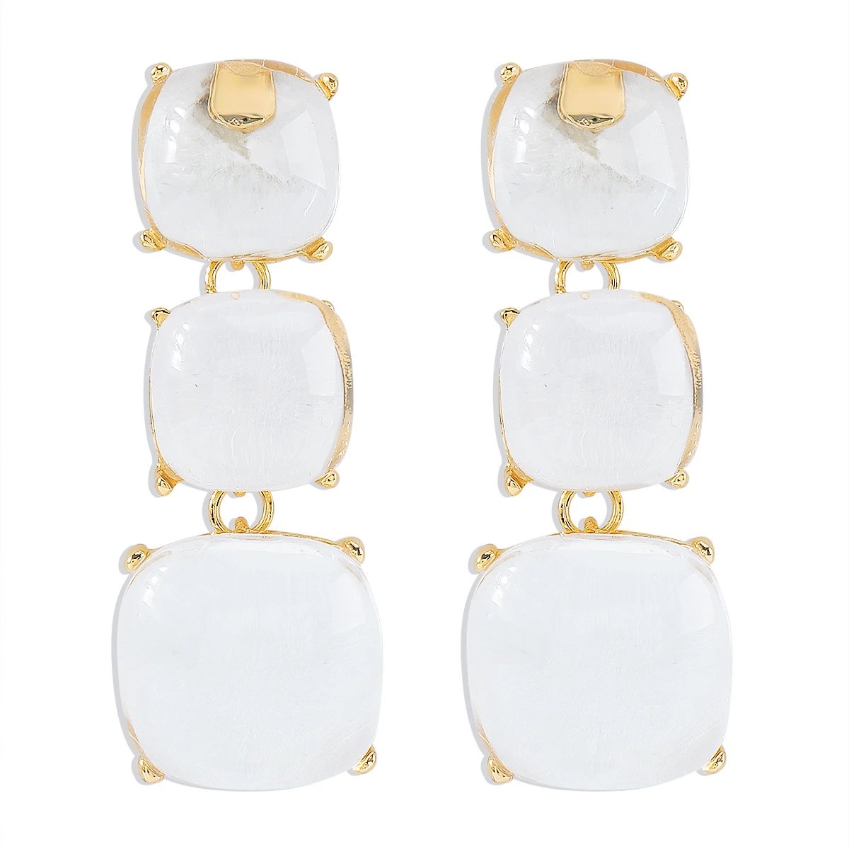 White Earrings