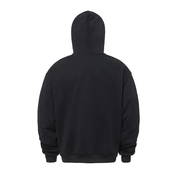 Design NSX MADE Snake Graphic Washed Black Hoodie - 11