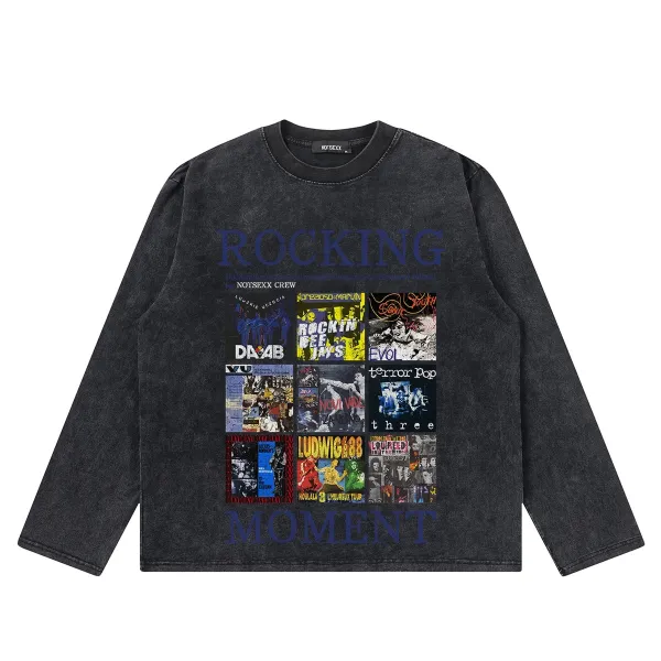 Design Rocking Moment Graphic T-Shirt White - 9