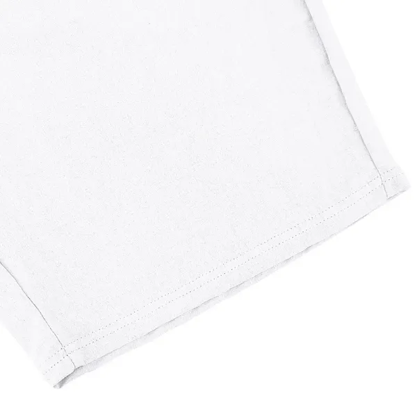 Design Drawstring Waist Shorts White - 41