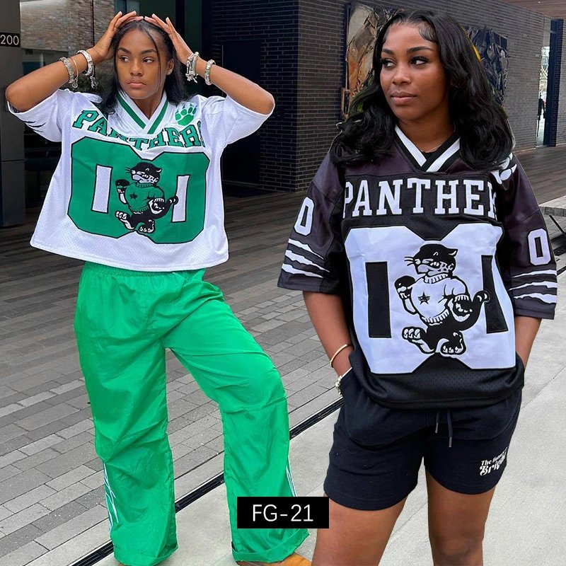Custom Mesh Football Jersey Orange Green Black Yellow Purple White Maroon Retro Graphic