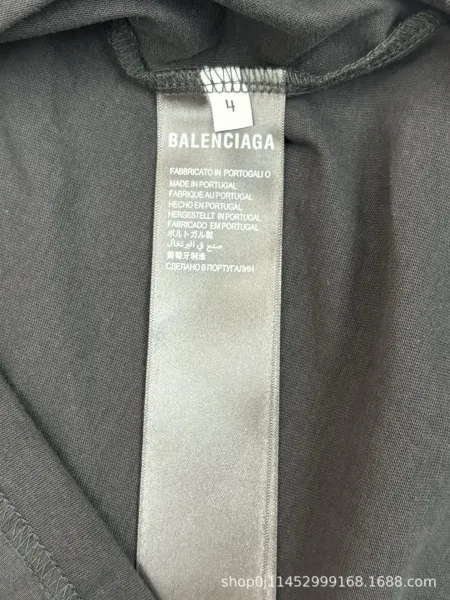 Balenciaga Surf Wave Graphic T-Shirt Black - 3