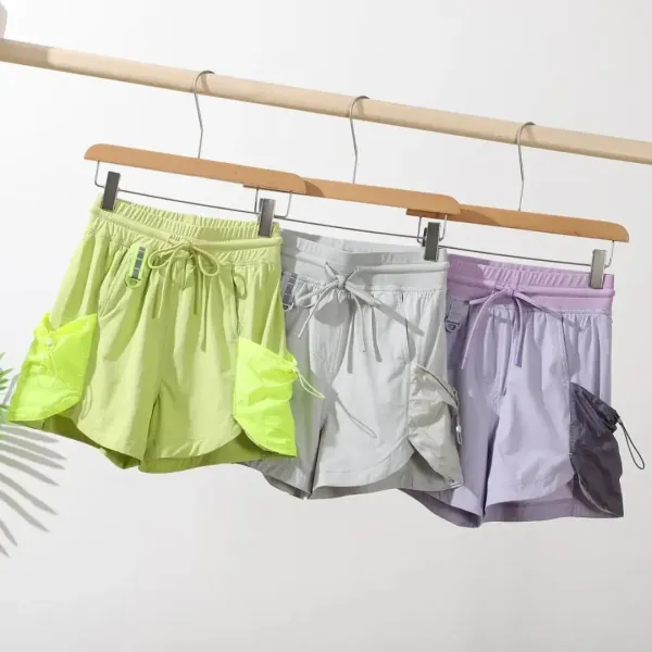 Design Layered Utility Shorts Light Gray - 5