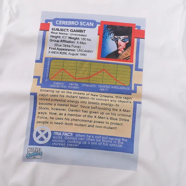 Kith x Marvel Gambit Super Heroes Graphic T-Shirt White - 24