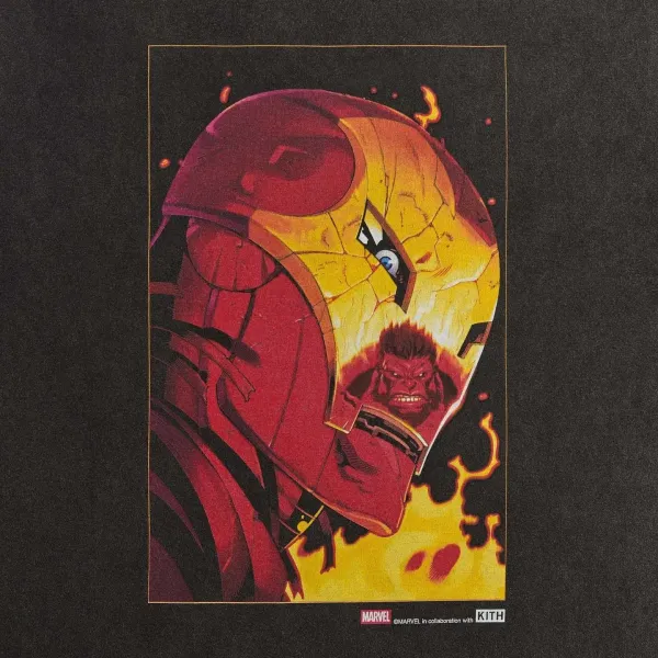 Kith x Marvel x Capcom Street Fighter Graphic T-Shirt Black - 5