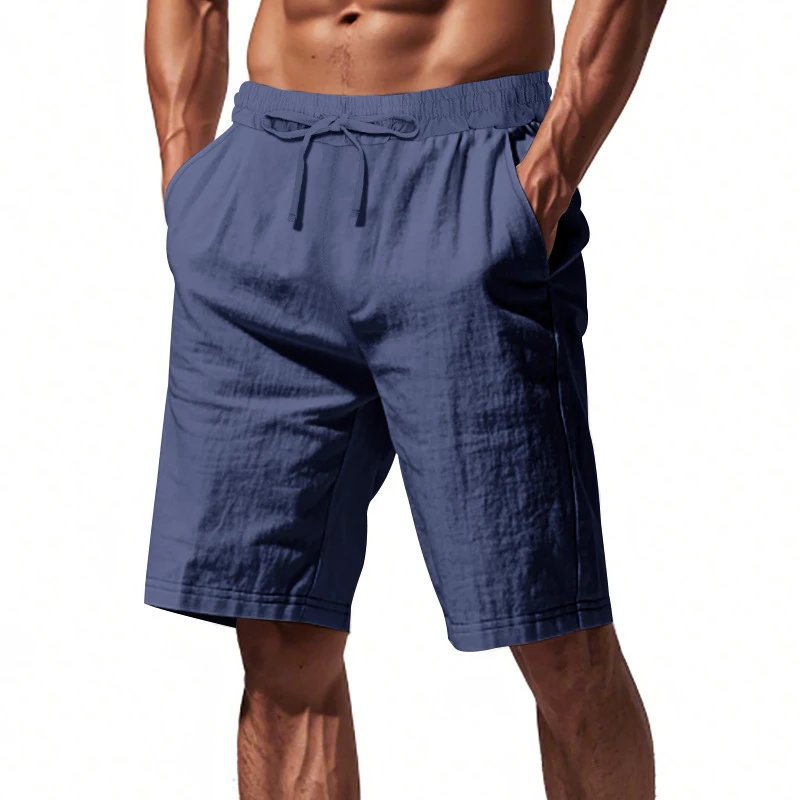 Design Drawstring Waist Shorts White - 45