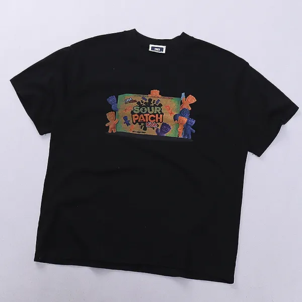 Sour Patch Kids x Design Black Graphic T-Shirt - 1
