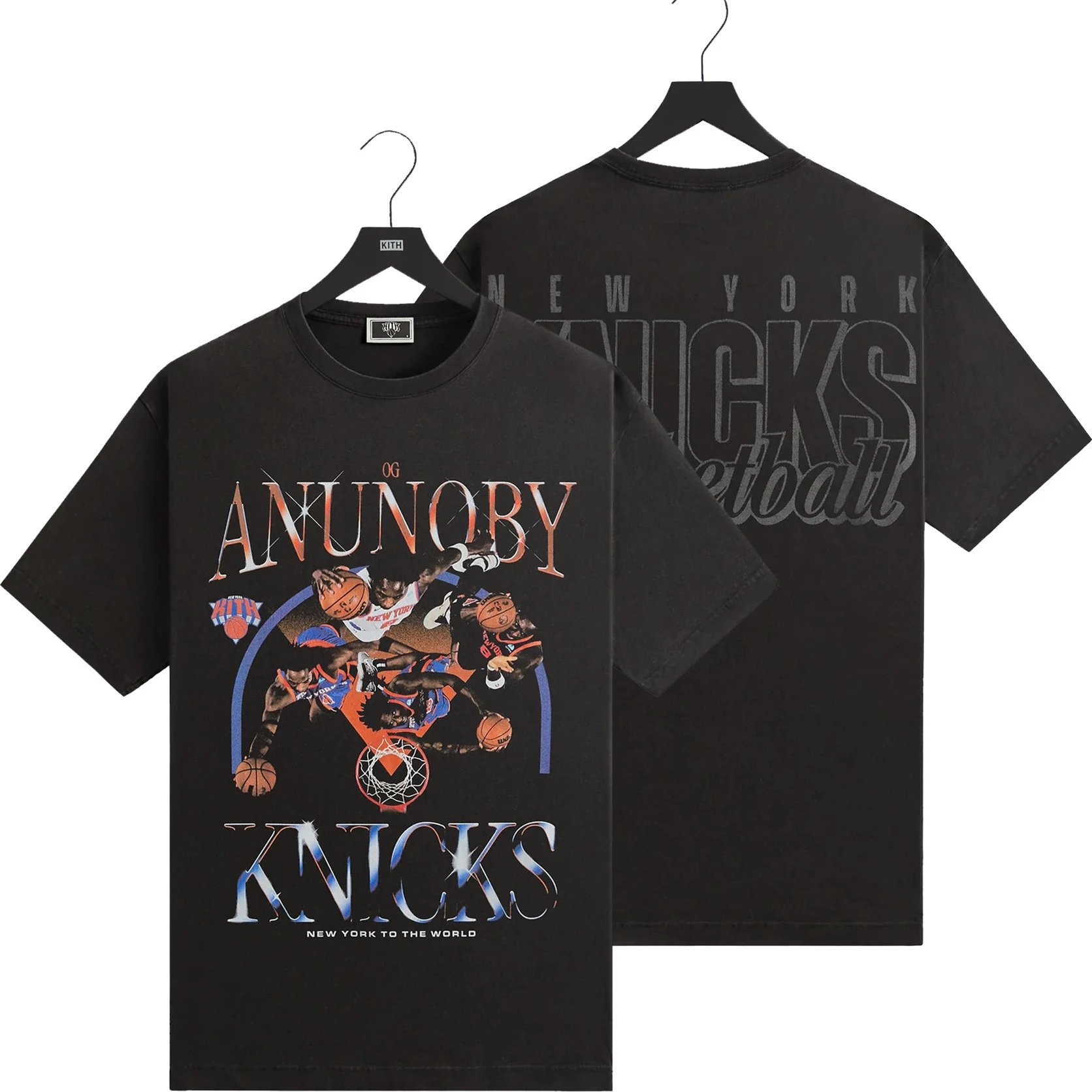 Kith x New York Knicks Jalen Brunson Graphic T-Shirt Black - 41