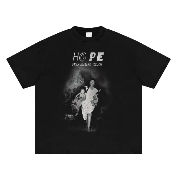 Design NSXMADE HOPE 2025 Graphic T-Shirt Black T-Shirts - 1