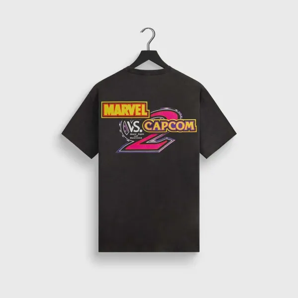 Kith x Marvel x Capcom Street Fighter Graphic T-Shirt Black - 30