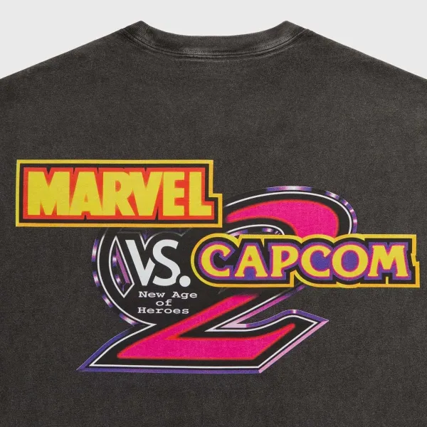 Kith x Marvel x Capcom Street Fighter Graphic T-Shirt Black - 31