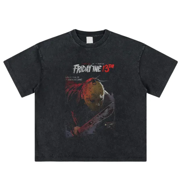 Design Friday the 13th Horror Graphic T-Shirt - 8