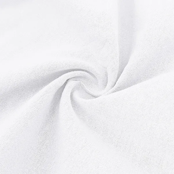 Design Drawstring Waist Shorts White - 42