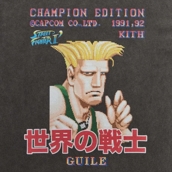 Kith x Capcom Street Fighter II Champion Edition Ryu Black T-Shirt - 23