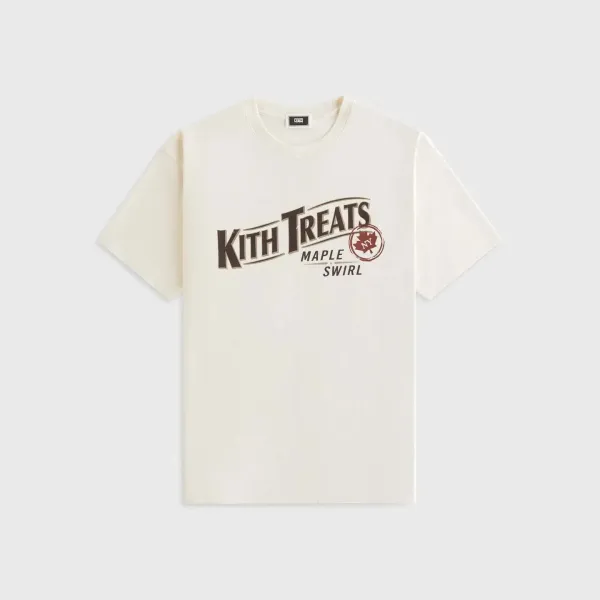 Kith Treats Maple Swirl Cream T-Shirt - 1