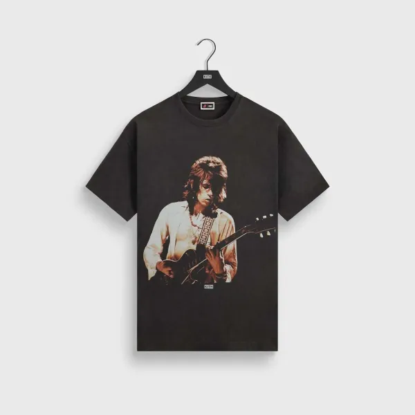 Kith x The Rolling Stones Keith Richards Graphic T-Shirt Black - 12