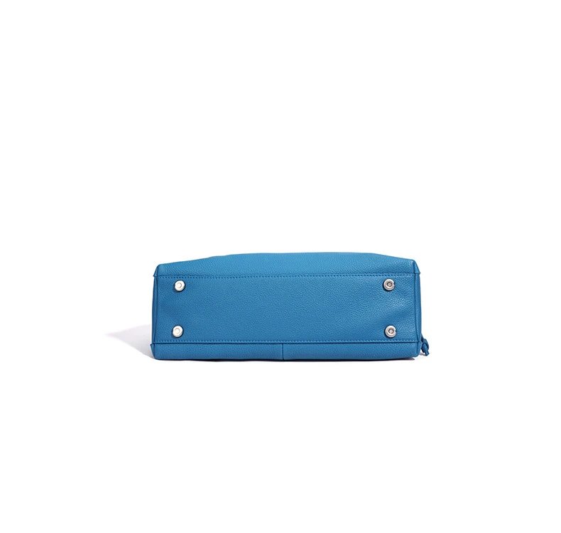 Hermès Picotin Lock Drawstring Bag Blue Togo Leather Shoulder Bag - 22