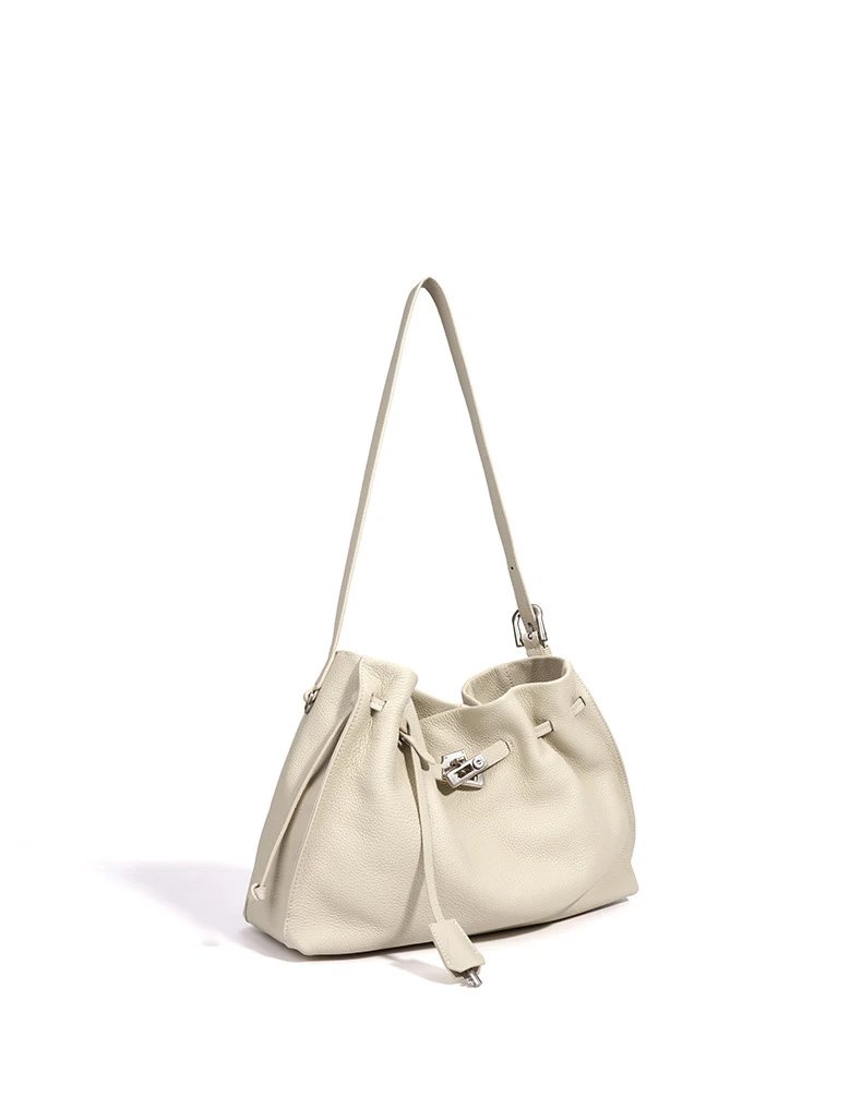 Hermès Picotin Lock Drawstring Bag Blue Togo Leather Shoulder Bag - 24