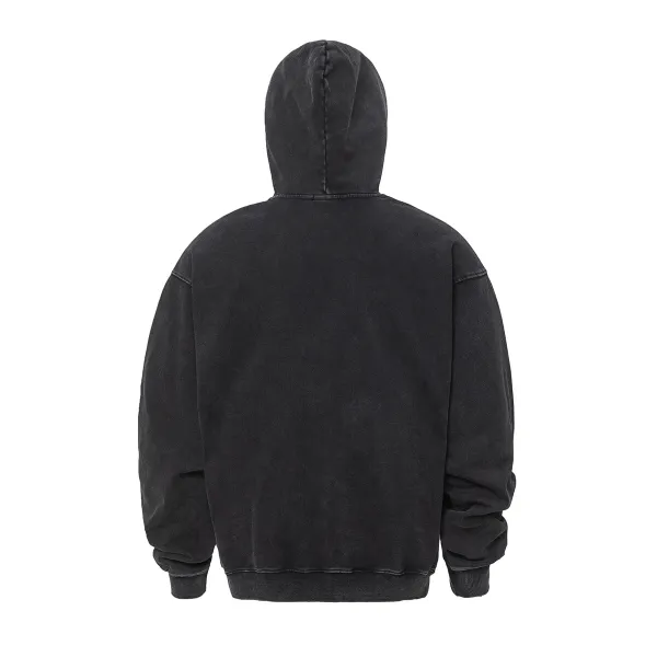 Design Dirty Kid Dachshund Graphic Hoodie Gray - 10