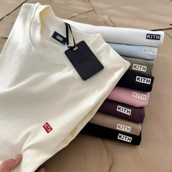 Kith Logo Tee Beige T-Shirt - 9