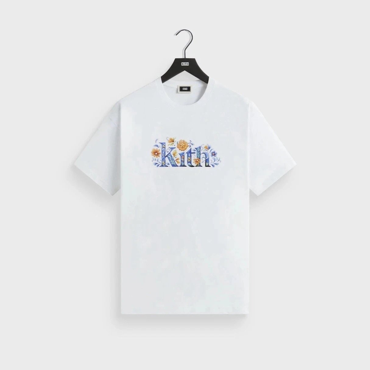 Kith Graphic Print White Black Beige Casual T-Shirt