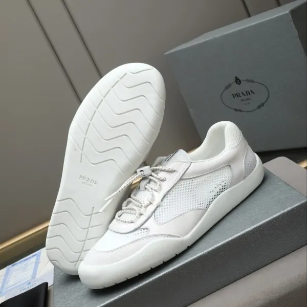 Prada Re-Nylon Mesh Sneakers White - 1